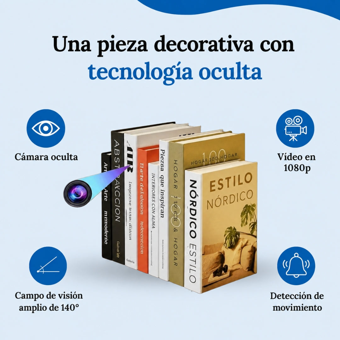 Telecamera di sicurezza decorativa a forma di libro