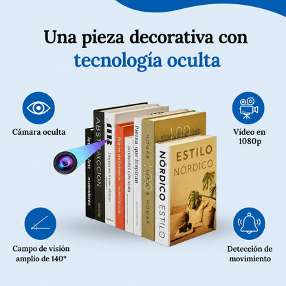 Telecamera di sicurezza decorativa a forma di libro